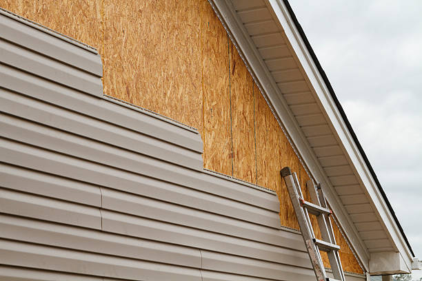 Professional Siding technician working in Bristow, VA